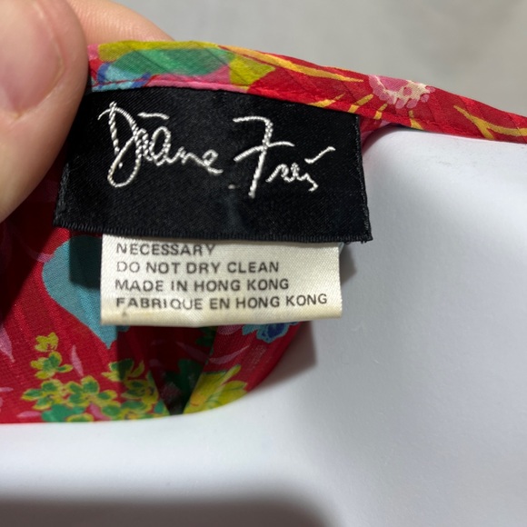 Beautiful Vintage 80s Diane Freis Top with Waist Stash - Picture 6 of 7